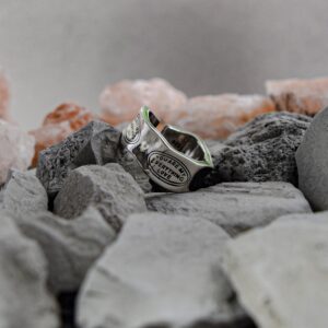 Green Stripe Ring